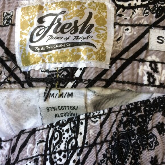 Fresh Prints of Bel-Air Mens Paisley Jogger Pants Elastic Waist Cotton Stretch M - Picture 4 of 4